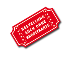 Bestellung auch ohne Kreditkarte